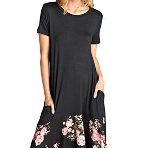 Women's Casual Summer T-Shirt Dress